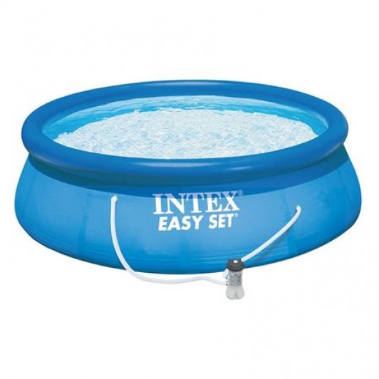 Piscina gonflabila cu filtru, Intex, 305x76 cm, albastru Piscina gonflabila cu filtru, Intex, 305x76 cm, albastru