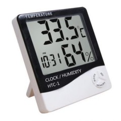 Ceas digital cu termometru si higrometru Ecran LCD