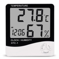 Ceas digital cu termometru si higrometru Ecran LCD