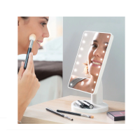 Oglinda dreptunghiulara cu LED pentru make-up