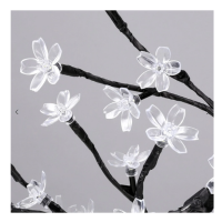 Copacel decorativ floricele LED 45cm alb cald