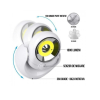 Lampa fara fir cu LED si senzor de miscare