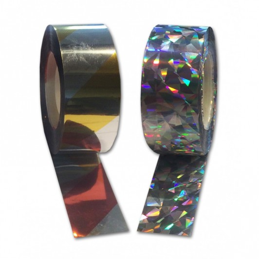 Set 2 role 35m banda holografica impotriva pasarilor - porumbei, grauri, vrabii etc, 5cm x 35m