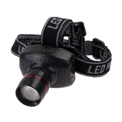 Lanterna frontala pentru cap, LED cu zoom reglabil/flash, acumulator reincarcabil C27