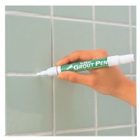 Marker permanent rosturi de gresie si faianta culoare ALB