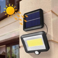Set 2 x Lampa solara de perete cu senzor de miscare F100