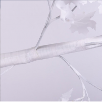 Copac decorativ, Alb, iluminat 180 LED, 180 cm, alb cald /alb rece