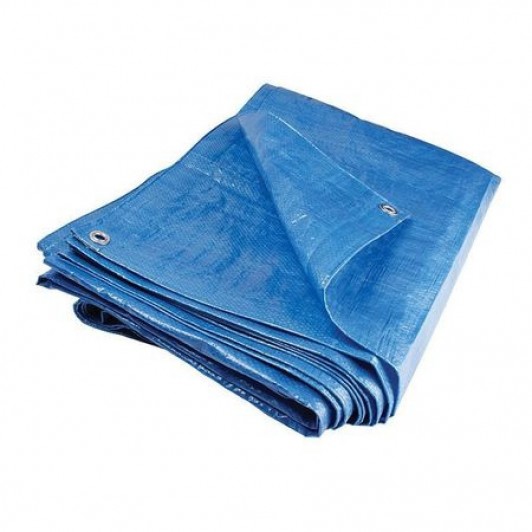 Prelata impermeabila cu inele, 80 gr/mp, rezistenta uv - 5 x 6 m