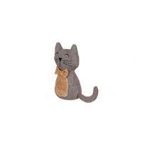 Opritor de usa, model pisicuta gri, 16 x 25 cm