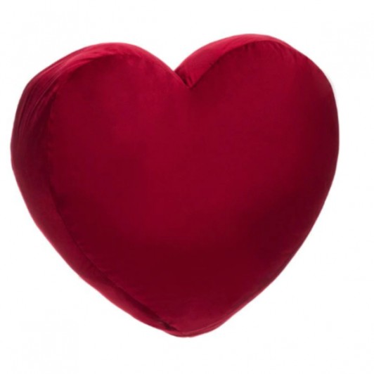 Perna decorativa in forma de inima 45x38x8 cm