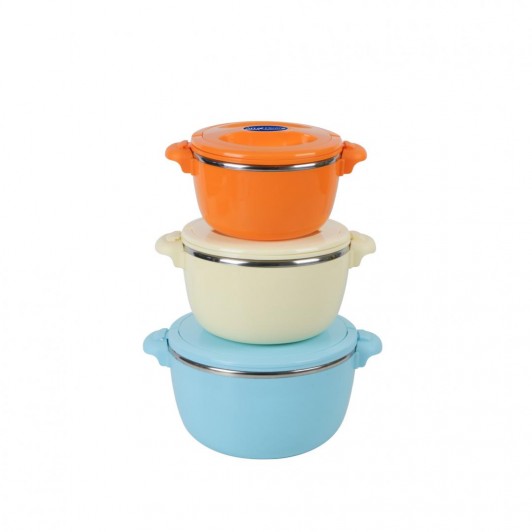 Set 3 caserole termice 2+4+6L