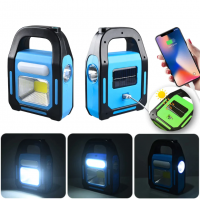 Lanterna solara COB LED portabila pentru camping HB-9708A