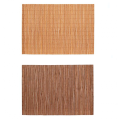 Suport farfurii din bambus bej maro 45x30cm - 4buc