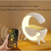 Lampa smart led rgb si incarcator wireless 15 w