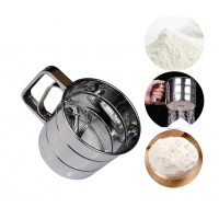 Sita faina/zahar, Inox, Capacitate 375 g, Argintiu