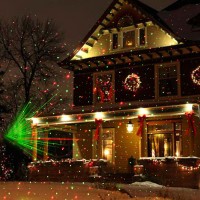 Sute de lumini verzi si rosii pentru decorul casei tale, rezistent la intemperii