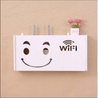 Raft suport router wireless, fire de mascare și echipamente Wifi, model Smiley Face