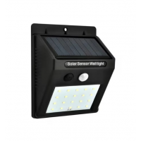 Set 10 lampi solare, 20 de LED, senzor de miscare