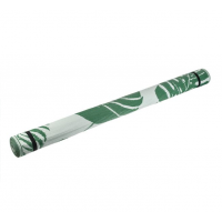 Covoras cu doua fete verde model frunze tropicale, pentru spatii exterioare 210x150cm