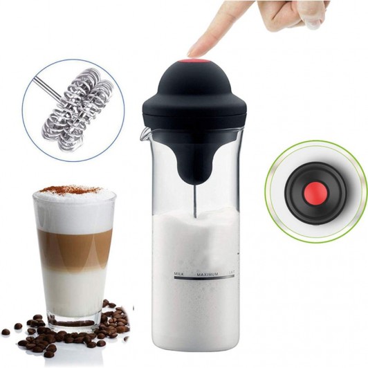 Mixer Spumant Lapte, Cappuccino Recipient Sticla, 450 mL