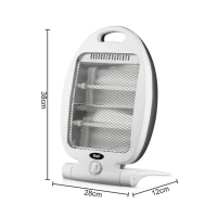 Incalzitor electric cu infarosu, 800W, dimensiuni reduse