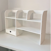 Organizator de birou/cosmetice/jucarii - Raft cu sertar pentru stocare si decoratiuni