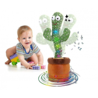 Cadoul ideal pentru cei mici: Set 2 jucarii interactive - Elefantul Peek-a-boo si Cactusul Dansator