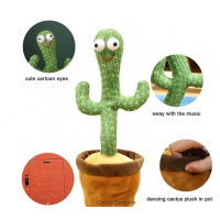 Cadoul ideal pentru cei mici: Set 2 jucarii interactive - Elefantul Peek-a-boo si Cactusul Dansator