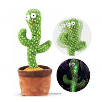 Cadoul ideal pentru cei mici: Set 2 jucarii interactive - Elefantul Peek-a-boo si Cactusul Dansator