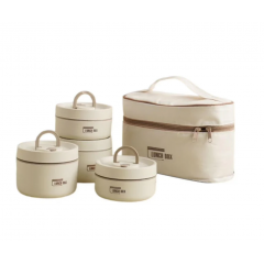 Set 4 caserole termice + geanta transport termica