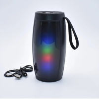 Boxa Portabila RGB, BT 5.0, Incarcare USB, 5W, Actiune Bluetooth 10 m, Baterie 1500 mAh, Radio