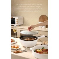 Tigaie Electrică Antiaderentă, Control Temperatură, Încălzire Uniformă, 26 cm, 3L