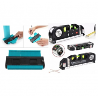 Sablon copiat contur + Nivela multifunctionala - laser, boloboc si ruleta Sablon copiat contur + Nivela multifunctionala - laser, boloboc si ruleta