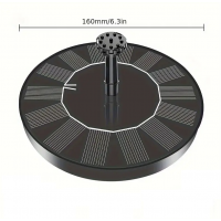 Fantana arteziana solara pentru gradina, diametru 16cm