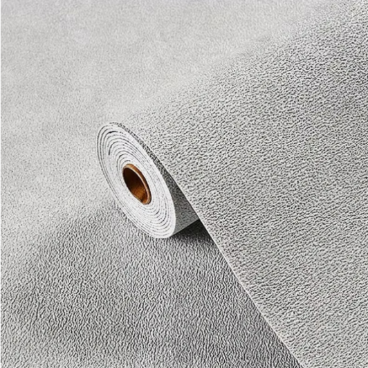 Set 3 x Rola Fototapet 3D Autoadeziv – Design în Relief, Culoare Gri, 280 x 50 cm, PVC