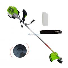 Motocoasa pe benzina, de umar, 8CP, 12.000rpm, Verde