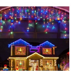 Instalatie 20 metri franjuri 430 led , diverse culori