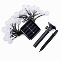 Instalatie solara cu bule 6.5m 50 LED, diverse culori Instalatie solara cu bule 6.5m 50 LED, diverse culori