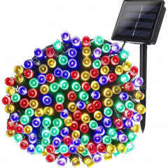 Sir solar 33 metri 300 LED disponibil in 3 nuante: multicolor, alb rece si alb cald