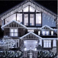 Instalatie Craciun 15m cu efect sclipire, exterior, tip franjuri, interconectabila, diverse culori Instalatie Craciun 15m cu efect sclipire, exterior, tip franjuri, interconectabila, diverse culori