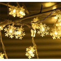 1 + 1 GRATIS Instalatie solara 50 fulgi de zapada, 7 metri, diverse culori