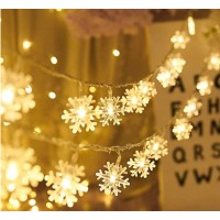 1 + 1 GRATIS Instalatie solara 50 fulgi de zapada, 7 metri, diverse culori