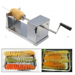 Feliator in spirala din inox pentru cartofi, morcovi, legume