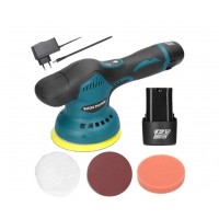 Aparat Polish Auto, 2 Acumulatori 12V, fara fir, portabil, 2500-5000 Rpm, 8 Viteze