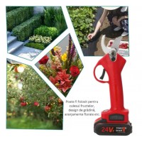 Foarfeca electrica cu 2 Acumulatori, 36V,  pentru vita de vie si crengi