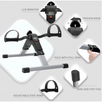 Mini bicicleta de antrenament pentru maini si picioare, inaltime reglabila, afisaj LCD Mini bicicleta de antrenament pentru maini si picioare, inaltime reglabila, afisaj LCD