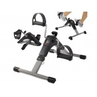 Mini bicicleta de antrenament pentru maini si picioare, inaltime reglabila, afisaj LCD Mini bicicleta de antrenament pentru maini si picioare, inaltime reglabila, afisaj LCD