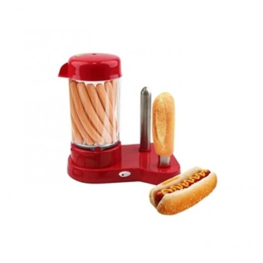 Aparat pentru preparat Hot Dog, 450W, Rosu Aparat pentru preparat Hot Dog, 450W, Rosu