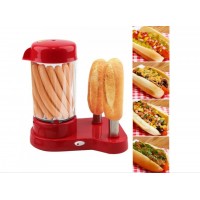 Aparat pentru preparat Hot Dog, 450W, Rosu Aparat pentru preparat Hot Dog, 450W, Rosu