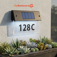 Numar de casa solar + Cutie postala, metalica Numar de casa solar + Cutie postala, metalica